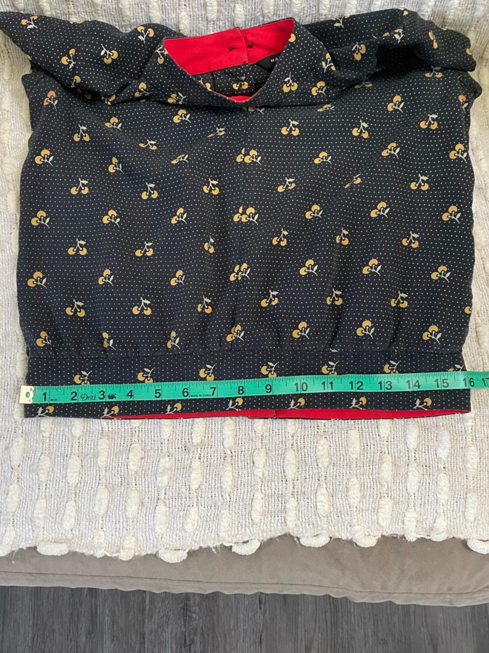{Marc Jacobs} Silk Cherry Blouse - Picture 10 of 11